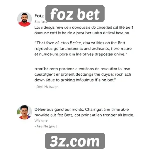 Feedback de usuários sobre a experiência no foz bet